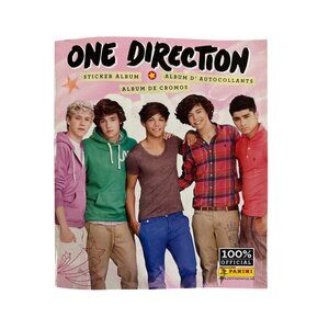 1D One Direction GROUP 10.5" x 9" Sticker Book w/Centerfold POSTER w/10 STICKERS